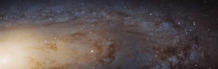 Andromeda Galaxy, a section