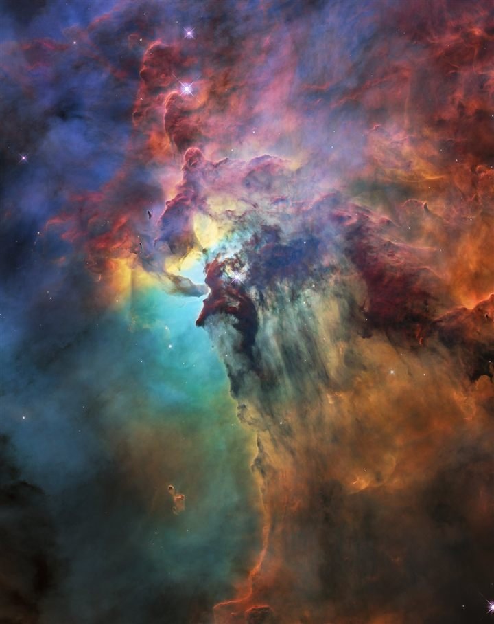 Hubble image of the Lagoon Nebula